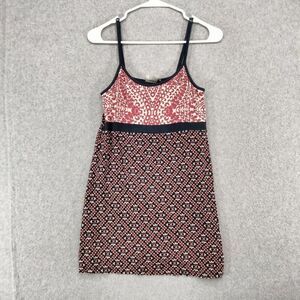 Athleta Tear Away B4 U Play Tank Top Womens Size Small Pink Black Patterned